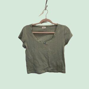 Cotton On - Lace Trim Top
